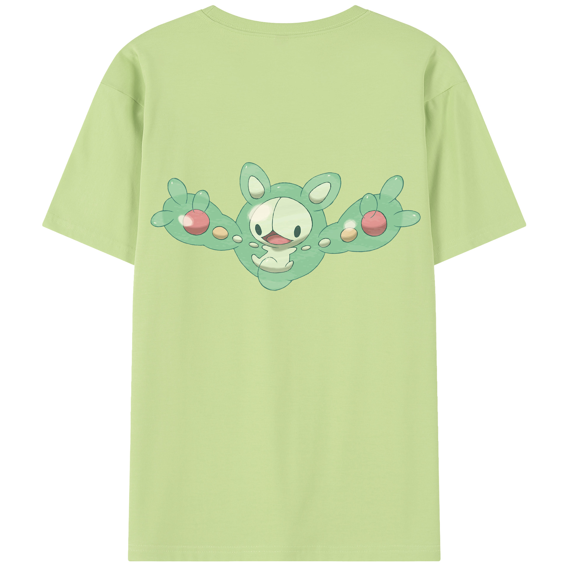 （画像用） ポケットモンスター Pokémon 綿100％半袖Tシャツ（背面プリント）